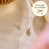 Carnation Studs - Sterling Silver