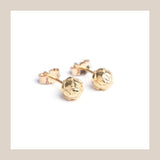 King Protea Pod Studs - 9ct Yellow Gold