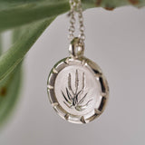 Aloe Petite Wild Flower Necklace Sterling Silver