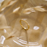 9ct Yellow Gold Eternity Ring with Natural Diamonds