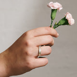 Carnation Ring - Sterling Silver