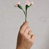 Engraved Carnation Ring - 9ct Yellow Gold