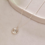 Claire Protea Petite Wild Flower Necklace Sterling Silver