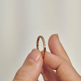 9ct Yellow Gold Eternity Ring with Natural Diamonds