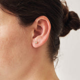 Diamond Protea Studs - 9ct Yellow Gold