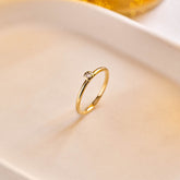Diamond Stack Ring - 9ct Yellow Gold
