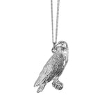 Sterling Silver hand crafted African Fish Eagle necklace with detailed face and wing pattern.