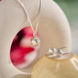 King Protea Pod Necklace - Sterling Silver