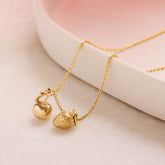 Berry and Cherry Charm Bundle - 9ct Yellow Gold