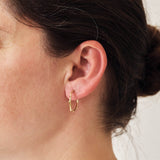 Branch Hoops - 9ct Yellow Gold