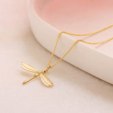 Dragonfly Charm - 9ct Yellow Gold
