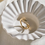 Leaf Ring - 9ct Yellow Gold