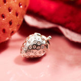 Strawberry Charm - Sterling Silver