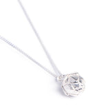 Sterling silver King Protea Pod inspired pendant on a silver chain