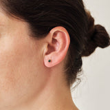 Peacock Sapphire Protea Studs - 9ct Yellow Gold