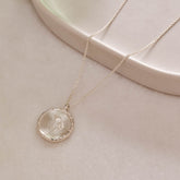 Protea Pincushion Wild Flower Necklace Sterling Silver