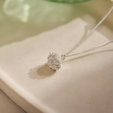 Protea Pincushion Necklace - Sterling Silver