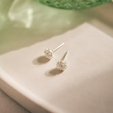 Protea Pincushion Studs - Sterling Silver
