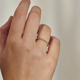 9ct Yellow Gold Eternity Ring with Natural Light Blue Sapphires