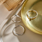 Stack Ring Bundle - Sterling Silver
