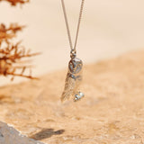 Barn Owl Sterling Silver