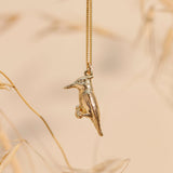 Pied Kingfisher Yellow Gold