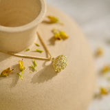 Protea Pincushion Necklace - 9ct Yellow Gold