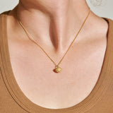 Protea Pincushion Necklace - 9ct Yellow Gold