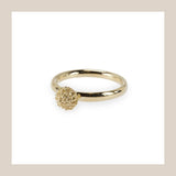 Protea Pincushion Ring - 9ct Yellow Gold