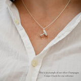 Champagne Coupe Charm - 9ct Yellow Gold