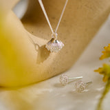 Protea Pincushion Studs - Sterling Silver