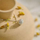 Protea Pincushion Necklace - Sterling Silver