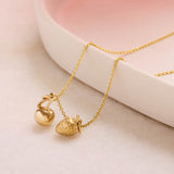 Spring Berry and Cherry Charm Bundle - 9ct Yellow Gold