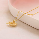 Flower Basket Charm - 9ct Yellow Gold