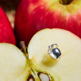 Apple Charm - Sterling Silver