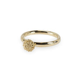9ct Yellow Gold Protea Pincushion Ring